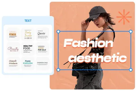 Choose from different font combinations