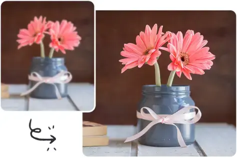 Remove blur from a photo