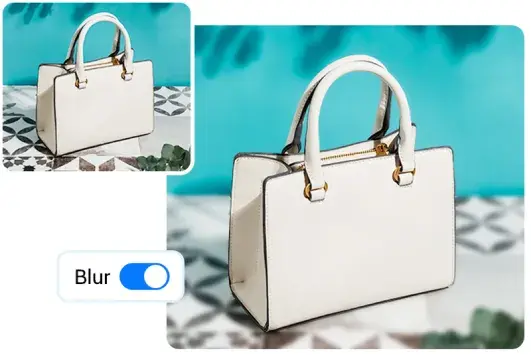 Blur the background of product photos