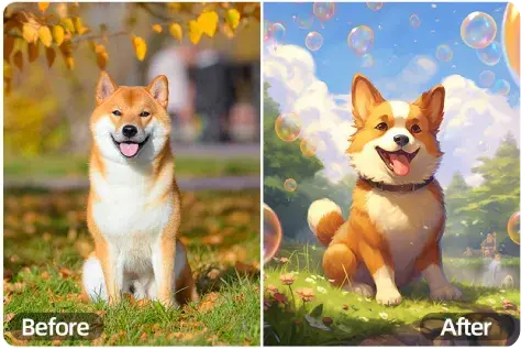 Cartoonize pet photos