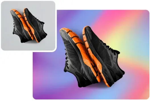Change the background color of a product photo