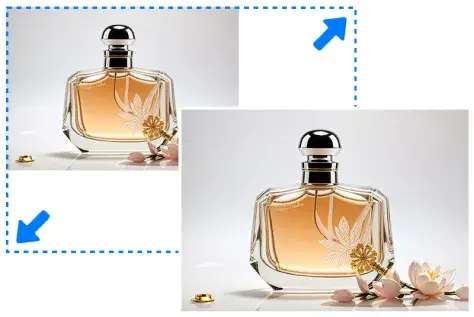 Make photo larger