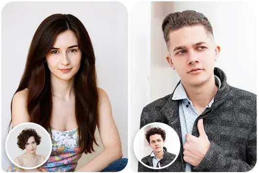 AI hairstyle changer for men and women
