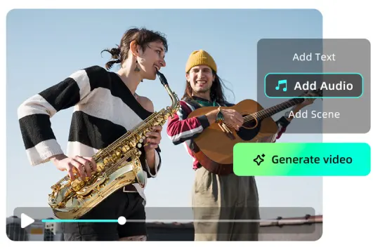 Simultaneous Video and Audio Generation in One Workflow