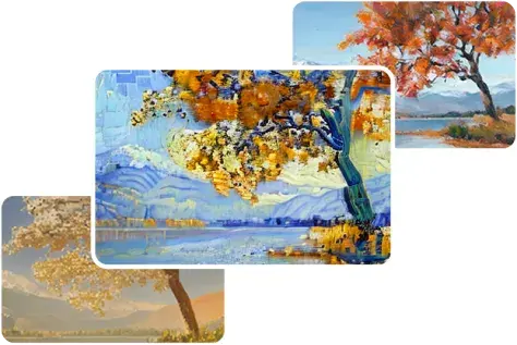 AI oil painting filter