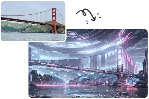 AI cyberpunk filter