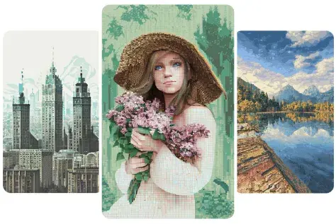 AI pixel art filter