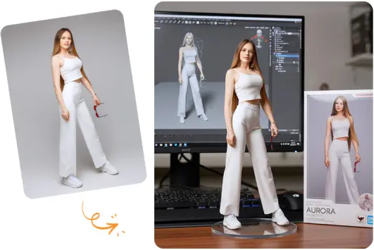 Generate 3D figures from an image with Nano Banana Pro