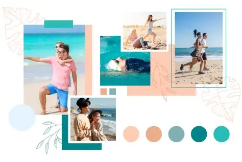 Use frames to decorate photos