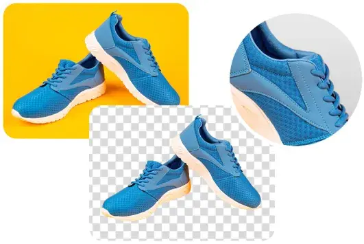 Precisely remove color from an image