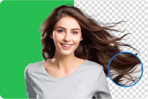 Precisely remove green screen background