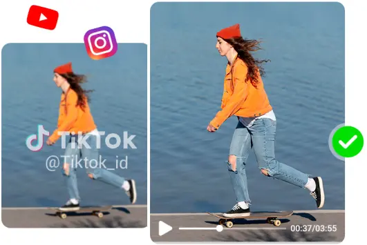TikTok video downloader without watermark