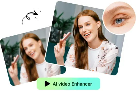 Enhance video quality with AI
