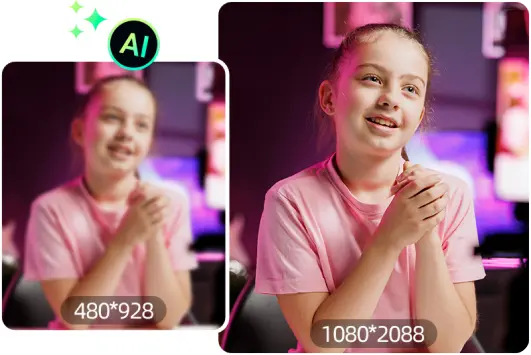 Increase video resolution