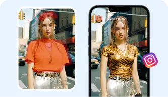 AI replacer for social media