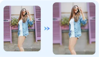 Blur background for photograph