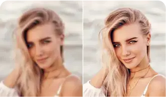 AI photo enhancer for portrait photos