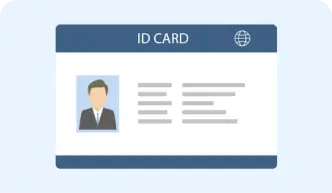 For ID card photo
