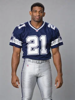 Waist-up reference portrait of Deion Sanders