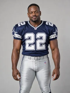 Waist-up reference portrait of Emmitt Smith