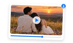 Download and share the AI zombie couple video