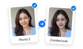 Generate an AI zombie couple video